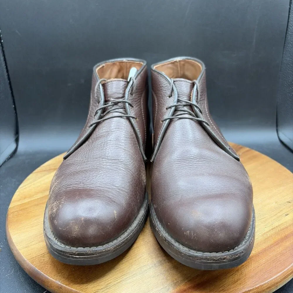 Allen Edmonds Malvern Chukka Boots Mens Size 10 D Brown Grain 9181